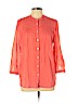 Ann Taylor LOFT 100% Cotton Pink 3/4 Sleeve Blouse Size L (petite) - photo 1