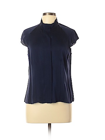 i.e. Short Sleeve Silk Top (view 1)