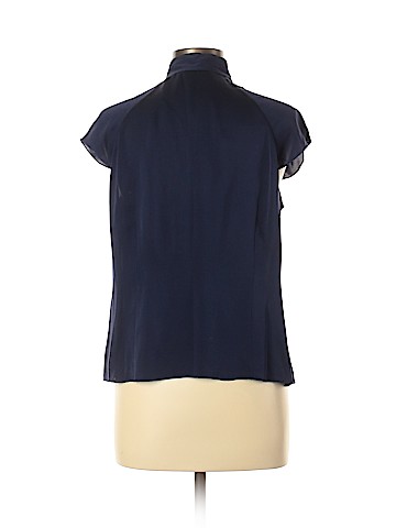 i.e. Short Sleeve Silk Top (view 2)
