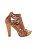 Pour La Victoire 100% Leather Tan Heels Size 6 1/2 - photo 1