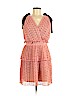 Self-Portrait 100% Polyester Pink Casual Dress Size 8 - photo 1