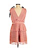 Self-Portrait 100% Polyester Pink Casual Dress Size 8 - photo 2