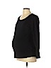 Oh Baby By Motherhood 100% Cotton Black Long Sleeve Top Size L - photo 1
