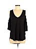 Caslon Black 3/4 Sleeve Top Size M (petite) - photo 1