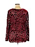 French Laundry Burgundy Long Sleeve Blouse Size XL - photo 2