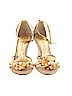 A. Marinelli Gold Wedges Size 8 - photo 2
