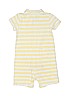 Janie and Jack 100% Cotton Stripes Yellow Short Sleeve Outfit Size 18-24 mo - photo 2