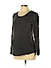 Oh Baby By Motherhood 100% Cotton Gray Long Sleeve Top Size L - photo 1
