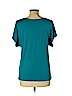 Halogen Teal Short Sleeve Top Size L (petite) - photo 2