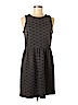 Ann Taylor LOFT Gray Casual Dress Size 8 (petite) - photo 1