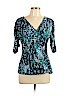 Style&Co Blue 3/4 Sleeve Top Size L (petite) - photo 1