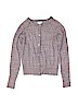 Cat & Jack 100% Cotton Gray Cardigan Size 10 - 12 - photo 1