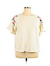 St. John's Bay 100% Cotton Ivory Sweatshirt Size XL (petite) - photo 1