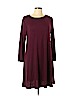 Old Navy Burgundy Casual Dress Size L (petite) - photo 1