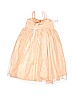 Kid's Dream 100% Polyester Tan Special Occasion Dress Size 3 - 4 - photo 1