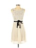 Forever 21 100% Polyester Ivory Cocktail Dress Size S (petite) - photo 1