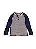 Crewcuts 100% Cotton Gray Long Sleeve Henley Size 6 - 7 - photo 1