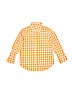 Crewcuts Orange Long Sleeve Button-Down Shirt Size 6 - 7 - photo 1