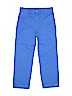 Crewcuts 100% Cotton Solid Blue Casual Pants Size 6 - photo 1