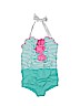 Janie and Jack Green One Piece Swimsuit Size 6-12 mo - photo 1