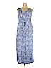 Lucky Brand Blue Casual Dress Size 1X - photo 1