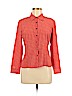 Ann Taylor LOFT 100% Silk Red Long Sleeve Button-Down Shirt Size 10 (petite) - photo 1