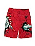 Brothers 100% Polyester Red Board Shorts Size 10 - photo 2