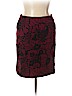 Ann Taylor LOFT Burgundy Casual Skirt Size 14 - photo 1