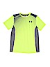 Heat Gear by Under Armour 100% Polyester Yellow Active T-Shirt Size L (youth) - photo 1