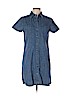 L.L.Bean 100% Cotton Blue Casual Dress Size 10 (petite) - photo 1