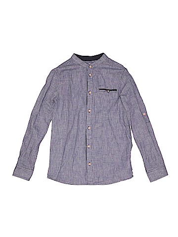 Okaidi Long Sleeve Button-Down Shirt (view 1)