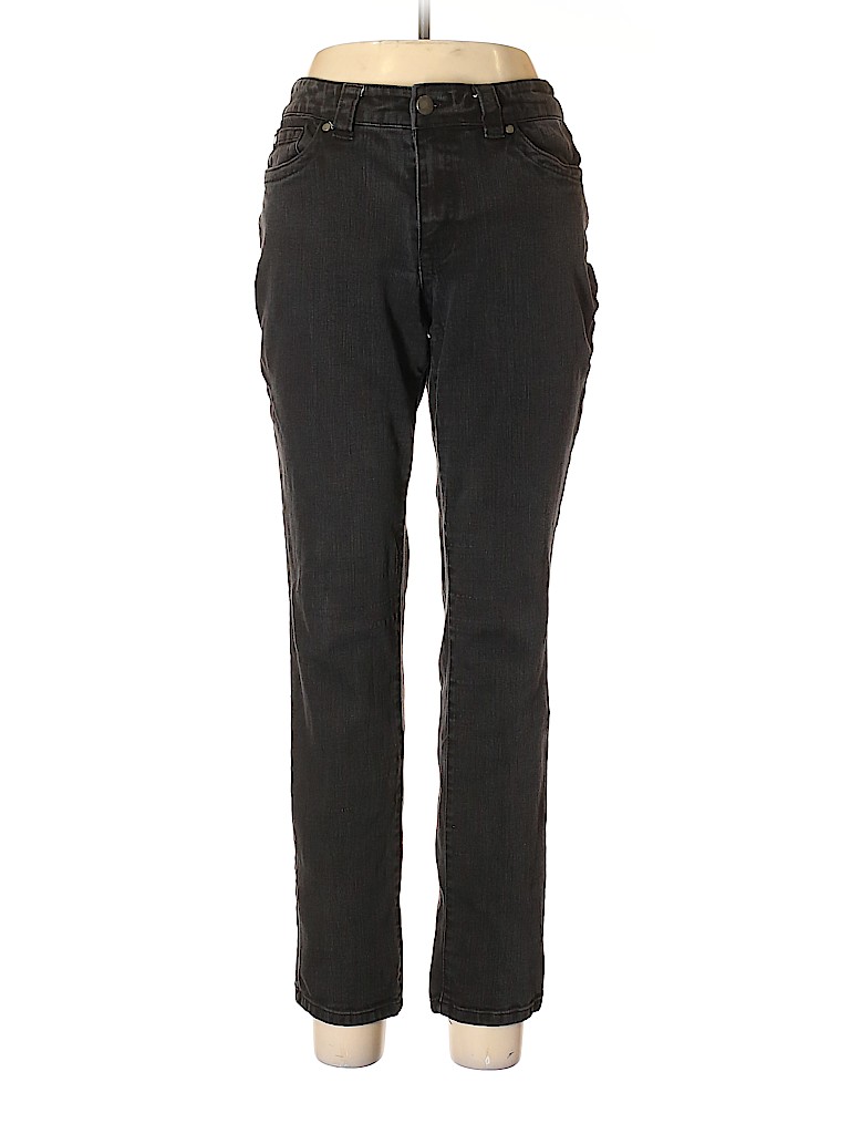 Christopher & Banks Solid Black Jeans Size 10 - 85% off | thredUP