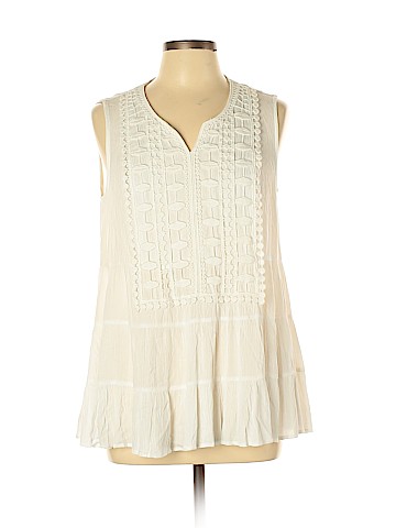 Indigo Soul Sleeveless Blouse (view 1)