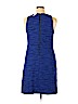Ann Taylor LOFT Blue Casual Dress Size 14 - photo 2