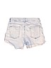 Zara Solid Blue Shorts Size 12 - photo 2