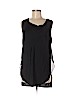 3.1 Phillip Lim Black Sleeveless Silk Top Size 6 - photo 1