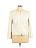 Classiques Entier 100% Leather Ivory Leather Jacket Size XL - photo 1