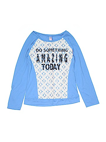 Justice Long Sleeve Blouse (view 1)