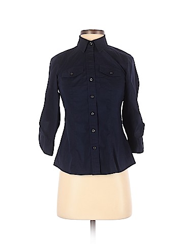 Ann Taylor 3/4 Sleeve Button-Down Shirt (view 1)