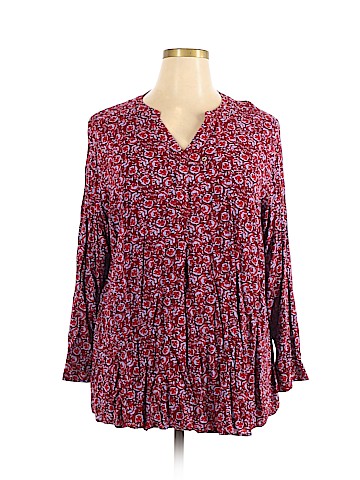 Woman Within Long Sleeve Blouse (view 1)