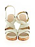 Colin Stuart 100% Leather White Wedges Size 8 1/2 - photo 2