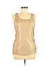 Cynthia Steffe Gold Sleeveless Blouse Size M - photo 1
