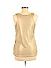 Cynthia Steffe Gold Sleeveless Blouse Size M - photo 2