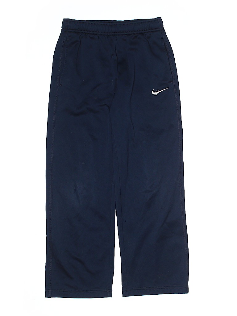 Nike 100% Polyester Blue Track Pants Size L (Youth) - 44% off | thredUP