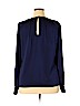 Trina Turk 100% Silk Blue Long Sleeve Silk Top Size XL - photo 2