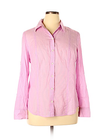 Ann Taylor Long Sleeve Button-Down Shirt (view 1)