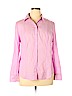 Ann Taylor 100% Cotton Pink Long Sleeve Button-Down Shirt Size 16 - photo 1