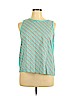 Talbots 100% Cotton Blue Sleeveless Blouse Size XL (petite) - photo 1