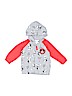 Disney Collection by Hanna Andersson 100% Cotton Print Red Zip Up Hoodie Size 75 cm / US 9-12 MO - photo 1