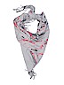 Leigh & Luca Print Gray Scarf One size - photo 1